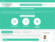 Tablet Screenshot of lekarz-odpowiada.info